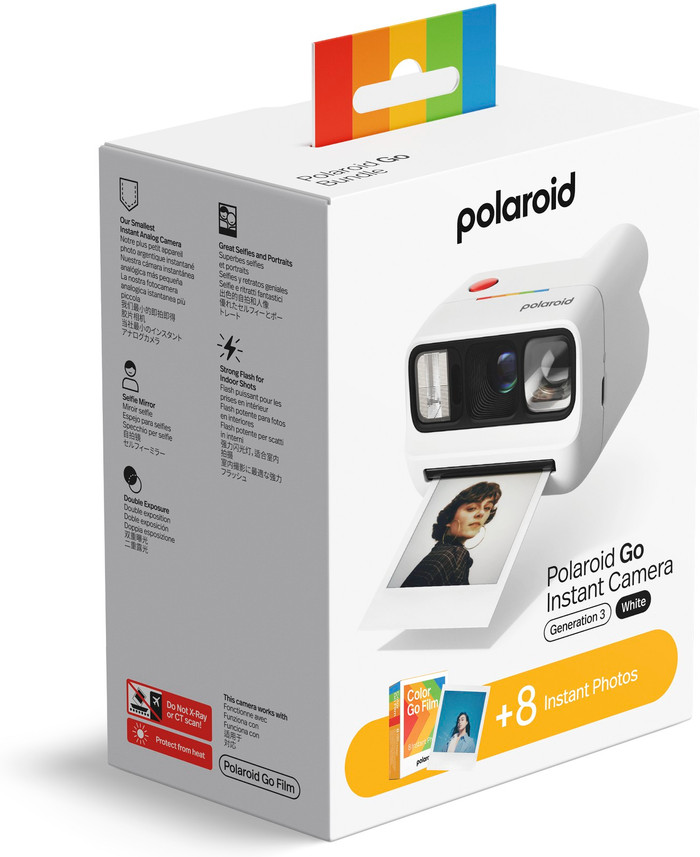 Polaroid Go Gen 3 Weiß + Color Film (8 Stück) zubehör