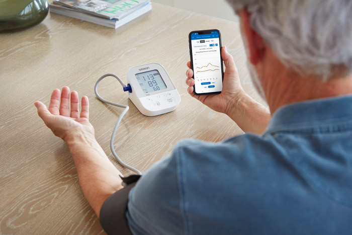 Omron X4 Smart product in use