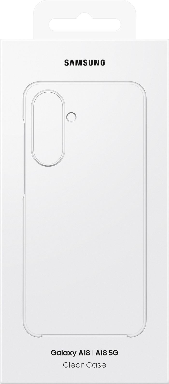 Samsung Galaxy A18 Soft Case Backcover Transparent verpackung