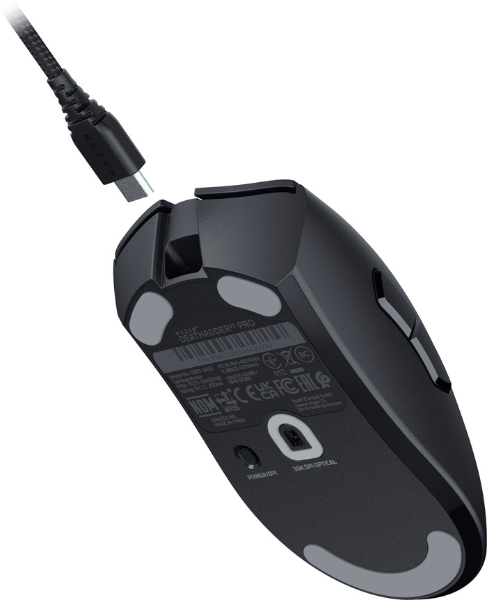 Razer DeathAdder V3 Pro Gaming Mouse Black bottom