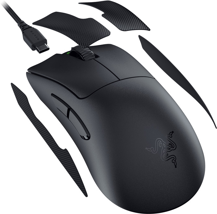 Razer DeathAdder V3 Pro Gaming Mouse Black left side