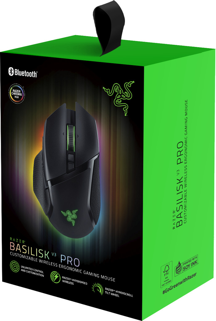 Razer Basilisk V3 Pro Kabellose Gaming-Maus Schwarz null