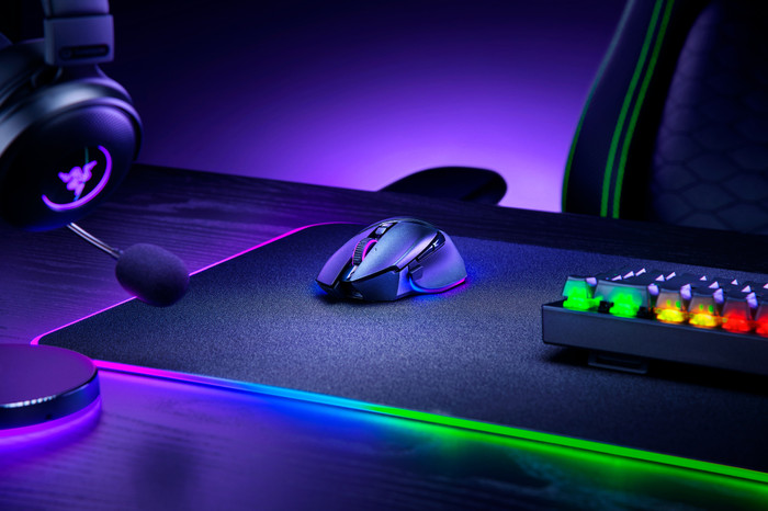 Razer Basilisk V3 Pro Kabellose Gaming-Maus Schwarz produkt in gebrauch