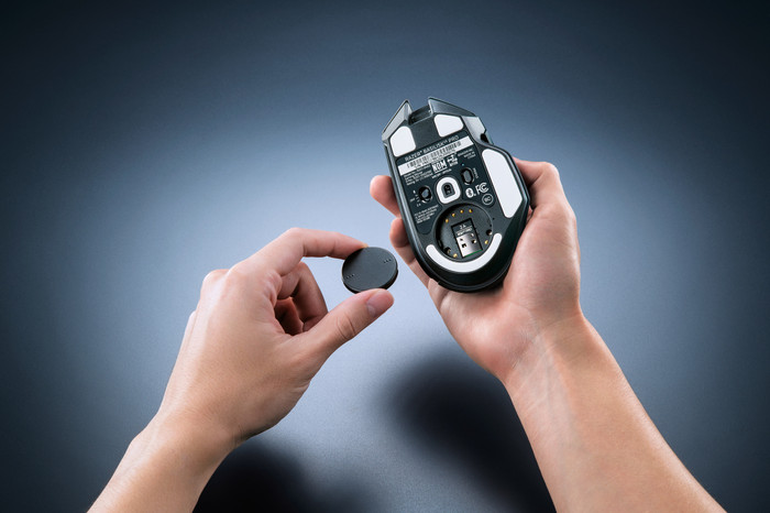 Razer Basilisk V3 Pro Kabellose Gaming-Maus Schwarz produkt in gebrauch