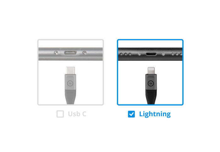 BlueBuilt USB-A-auf-Lightning-Kabel 1,5 m Kevlar Schwarz visuelles Coolblue 2