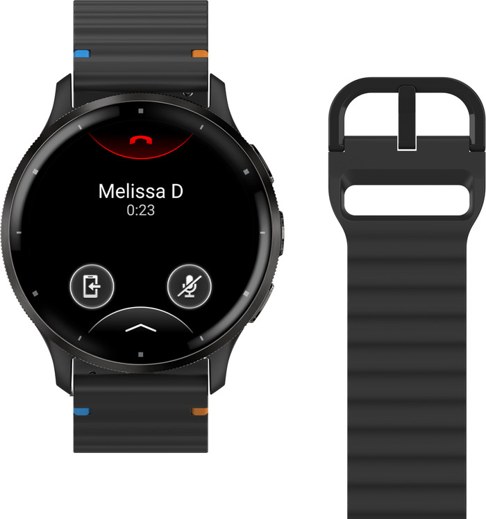 Just in Case Silikon-Armband Schwarz für Garmin Venu 3 / 4 45 mm detail