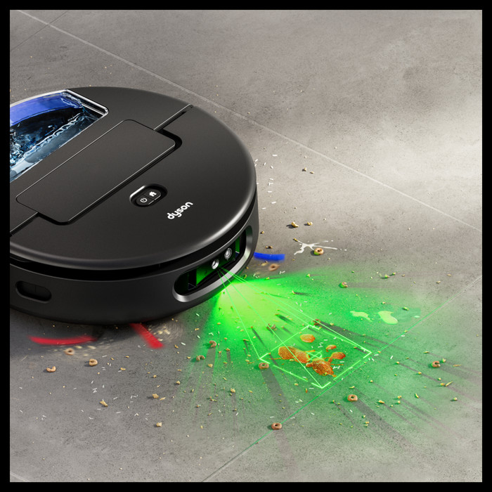 Dyson Spot+Scrub AI produkt in gebrauch