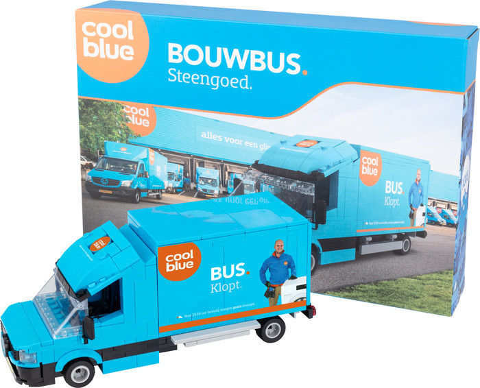 Coolblue Build-a-Bus packaging