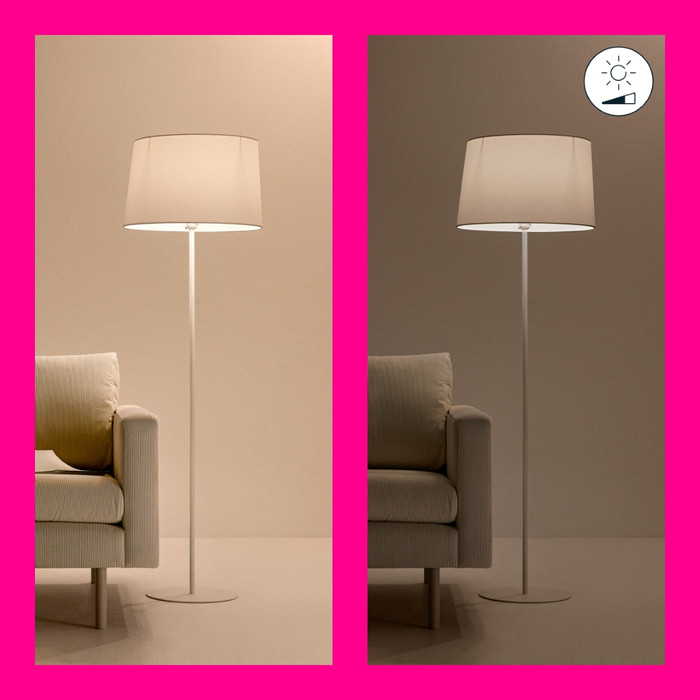 WiZ Up & Down Wall Lamp White - Colored and White Light - GU10 product in use