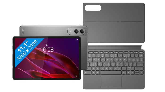 Lenovo Yoga Tab 11,1 Zoll 256GB WLAN Grau mit Stylus + Tastaturhülle QWERTY Main Image