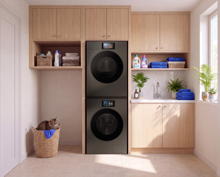 Samsung WF90H11C4ST2 QuickDrive AI Home produkt in gebrauch