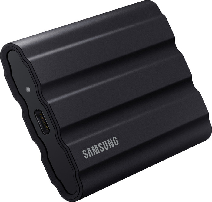 Samsung T7 Shield 4TB Schwarz linke seite