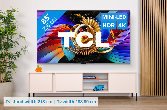 TCL SQD Mini-LED 85 inches 80L (2026) visual Coolblue 1