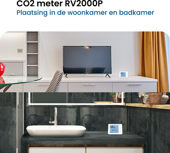 Rovary RV2000P CO2-Messgerät produkt in gebrauch