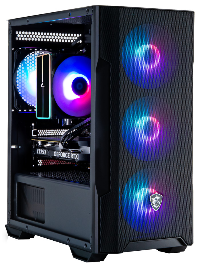 Cobalt x Powered by MSI - Tier 1 - RTX 5060 Ti 8GB - Ryzen 7 linke seite