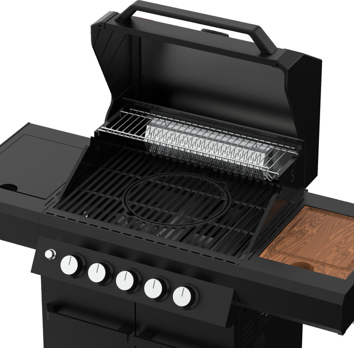 Grill Guru Gas Burner 3 inside