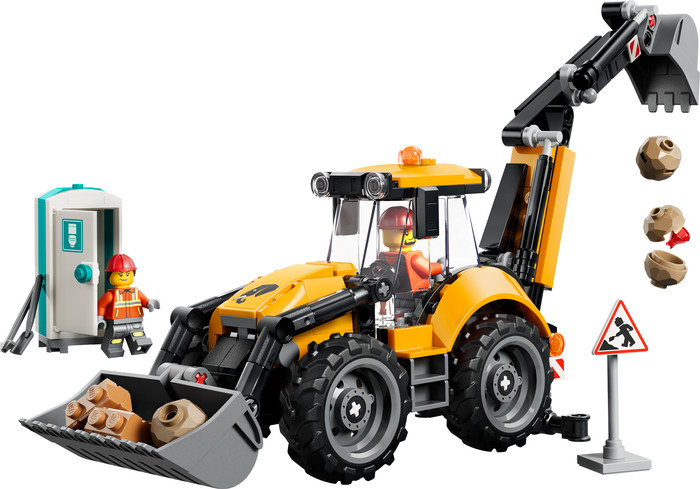 LEGO City Gelber Baggerlader 60480 Main Image