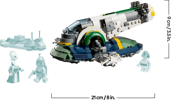 LEGO Star Wars Jango Fett's Starship 75433 detail