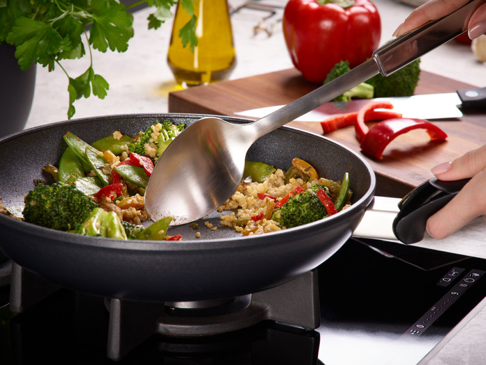Fissler Adamant Classic Bratpfanne 24 cm produkt in gebrauch