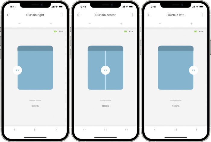 MotionBlinds Curtain Motor and Rails (475cm) detail