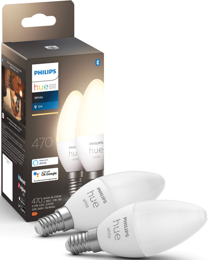 Philips Hue Candle Light White E14 Duo Pack packaging