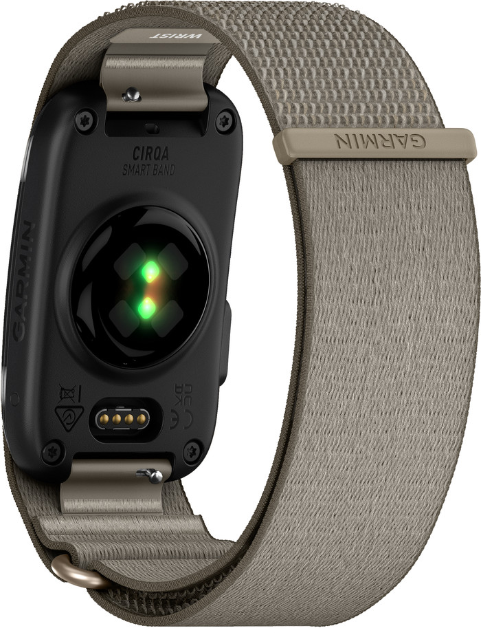 Garmin CIRQA Smart Band S/M Grau rückseite