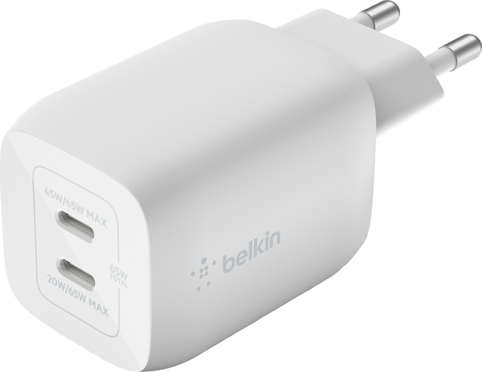 Belkin Power Delivery Charger 65W with 2 USB-C Ports null