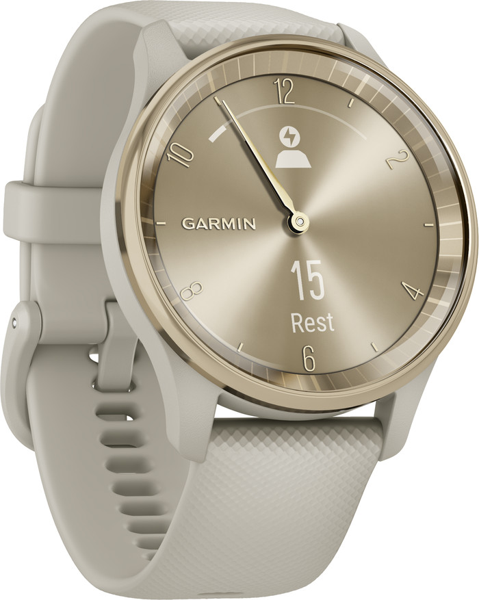 Garmin Vivomove Trend Gold/Gray left side
