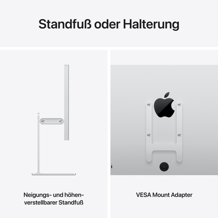 Apple Studio Display XDR Nanotextur (2026) mit neigbarem, höhenverstellbarem Standfuß visueller lieferant