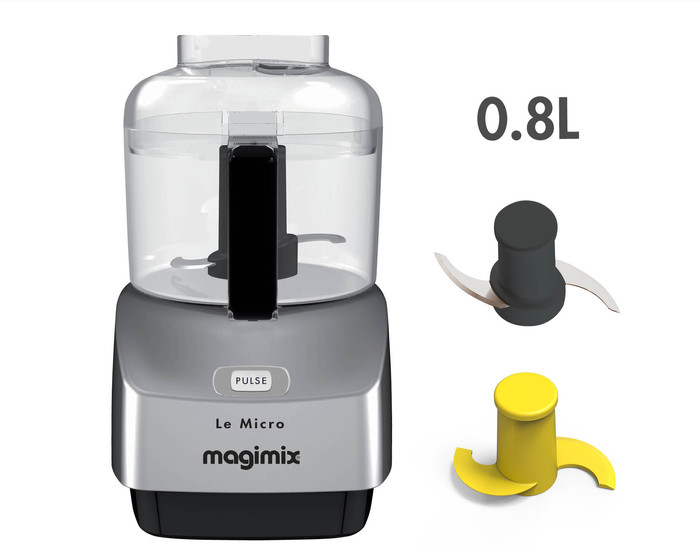 Magimix Le Micro Matte Chrome front