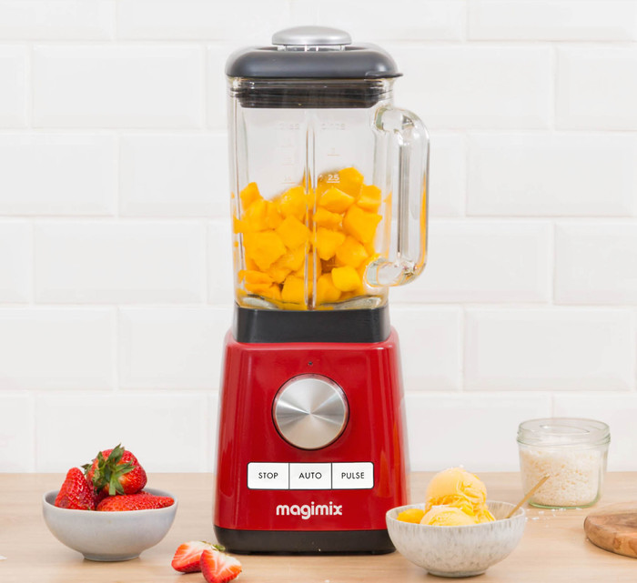 Magimix Power Blender 4 Rot produkt in gebrauch