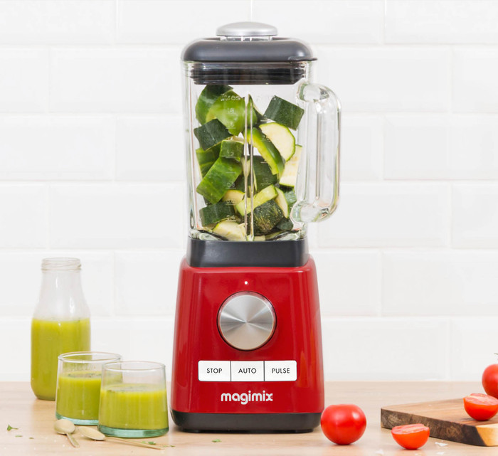 Magimix Power Blender 4 Rot produkt in gebrauch