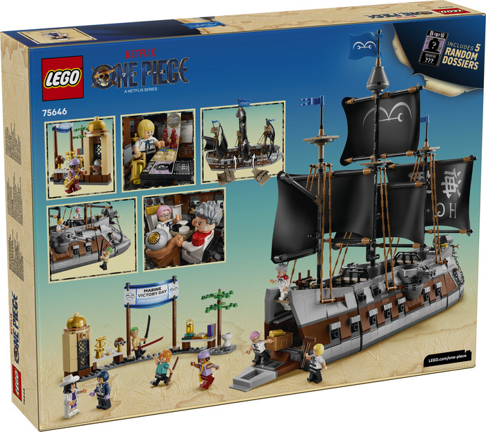 LEGO One Piece Garps Marineschlachtschiff 75646 verpackung
