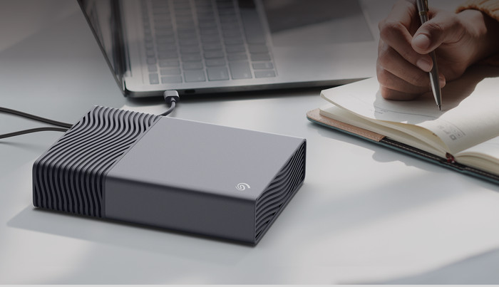 Seagate One Touch HDD 8TB product in use