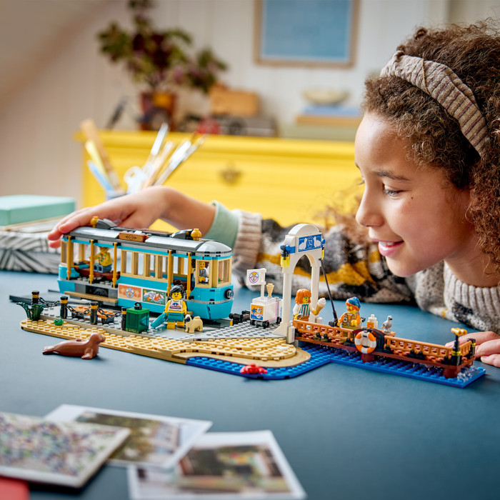 LEGO City Klassische Strandstraßenbahn 60506 produkt in gebrauch