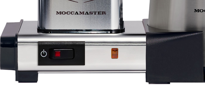 Moccamaster KBGT Polished Aluminum detail