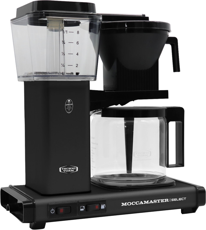 Moccamaster KBG Select Mattschwarz vorne