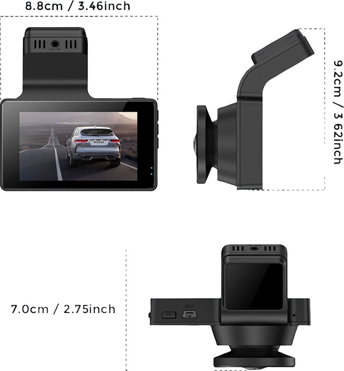 AZDome M63 Pro True Dash Cam visual supplier