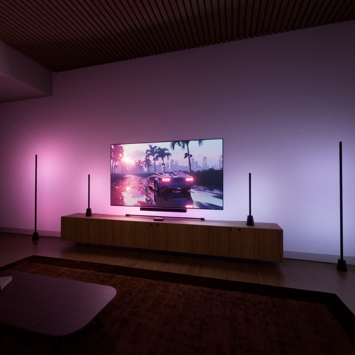 Philips Hue Play HDMI Sync Box 4K produkt in gebrauch