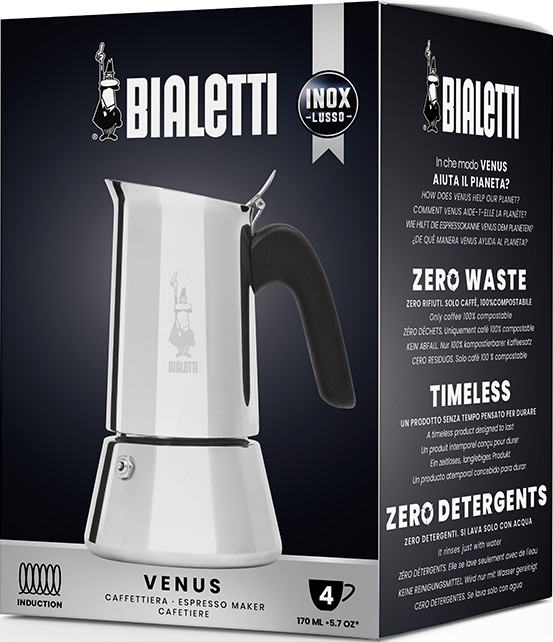 Bialetti New Venus Induction 4 Tassen verpackung