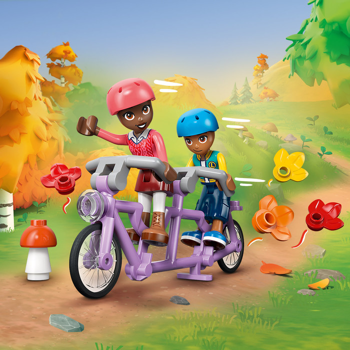 LEGO Friends Cozy Fall Forest Cabin 42705 product in use
