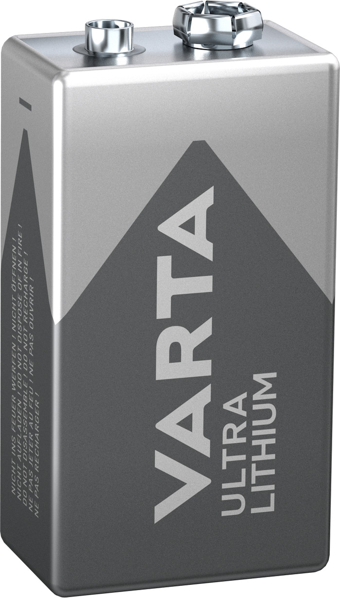 VARTA Ultra Lithium 9V Blister right side
