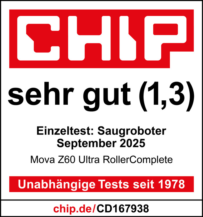 Mova Z60 Ultra Roller Black produkt in gebrauch