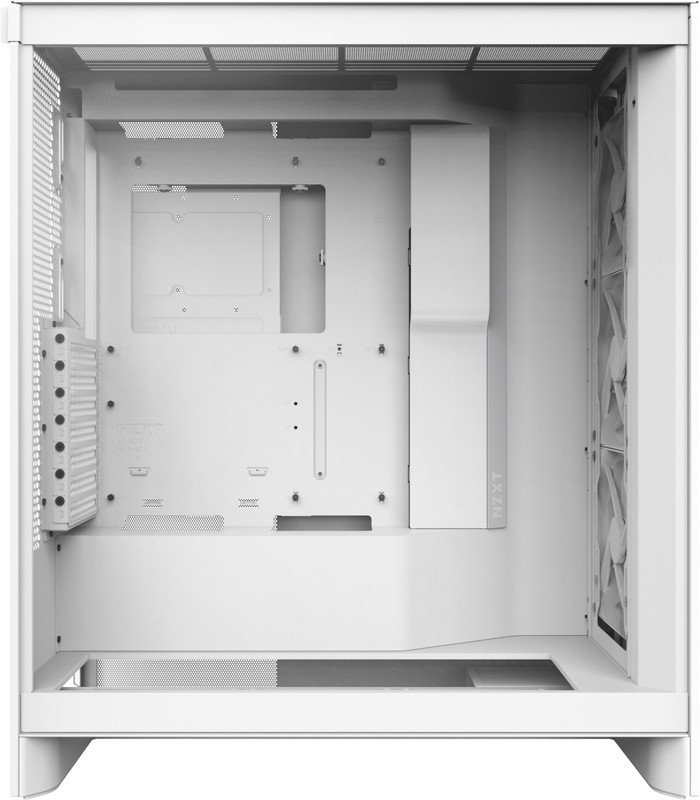 NZXT H7 Flow - Weiß linke seite