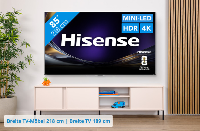 Hisense ULED 85 Zoll U79S PRO (2026) visuelles Coolblue 1