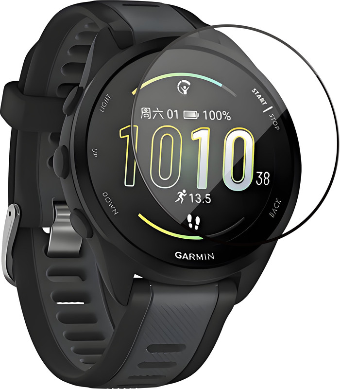 BlueBuilt Garmin Forerunner 165 Screen Protector left side