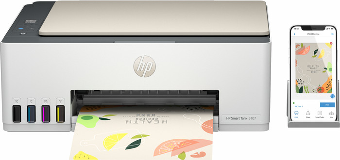 HP Smart Tank 5107 All-in-One Printer product in use