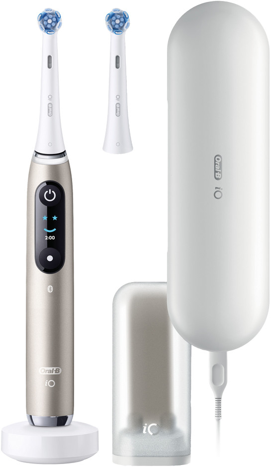 Oral-B iO 9 Gold with white brush head Main Image