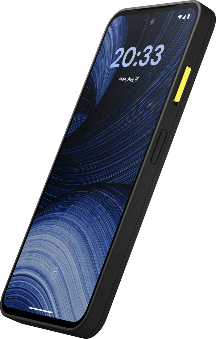 Fairphone 6+ 256GB Schwarz 5G rechte seite
