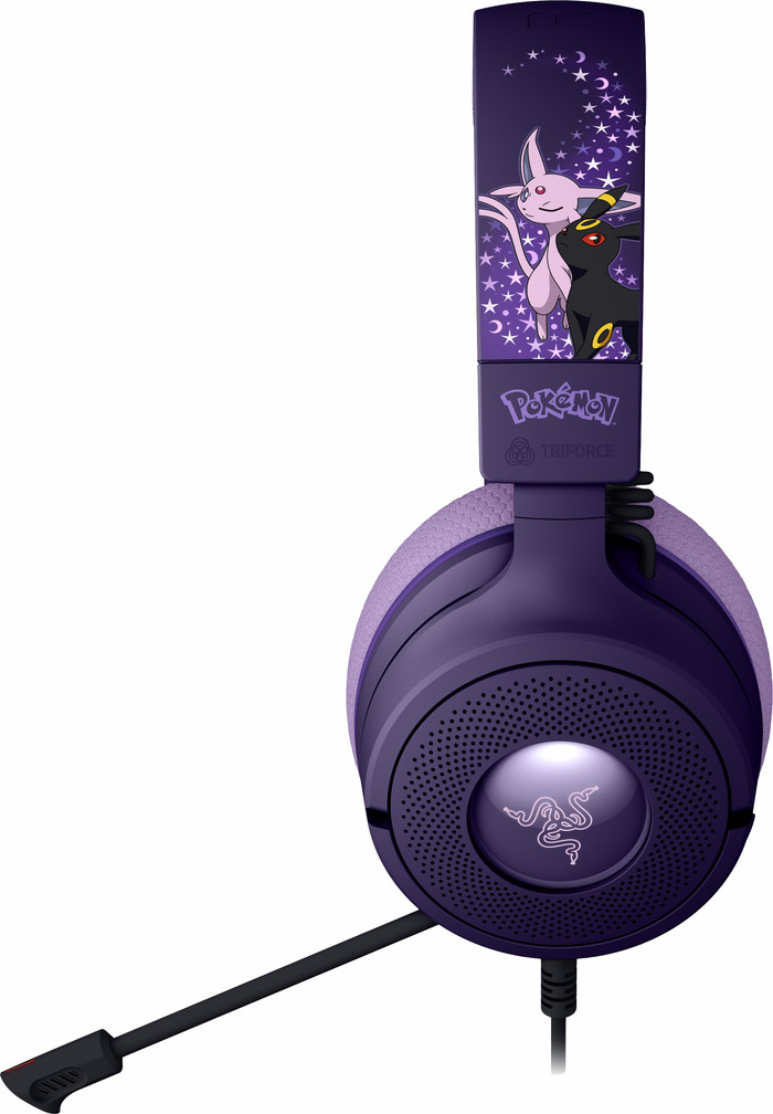 Razer Kraken V4 X Wired Gaming Headset - Pokémon Espeon/Umbreon Edition right side